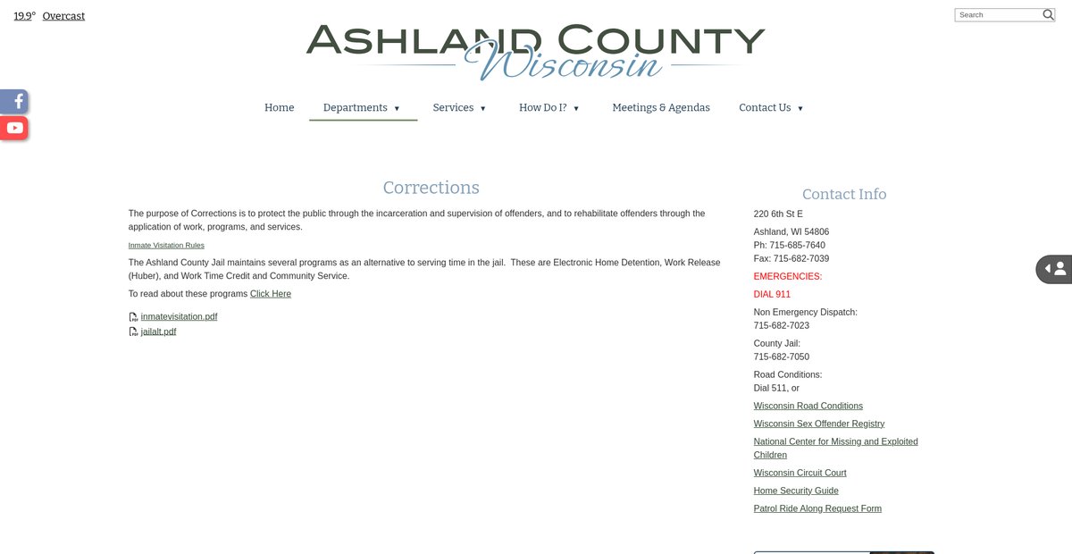 Preview of ashlandcountywi.gov