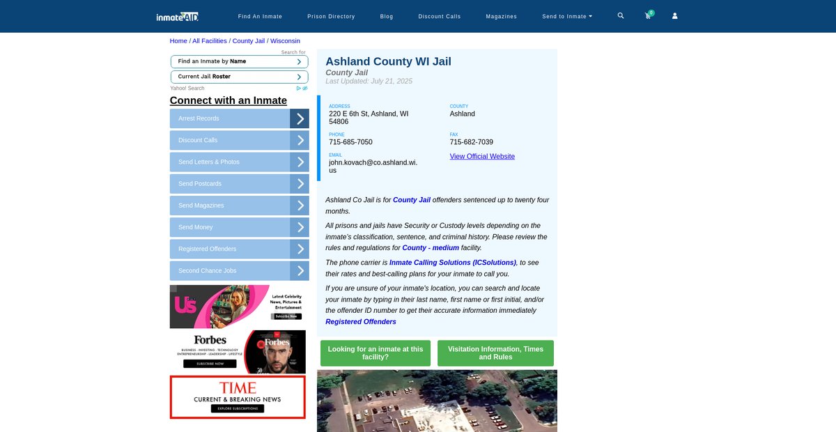 Preview of inmateaid.com