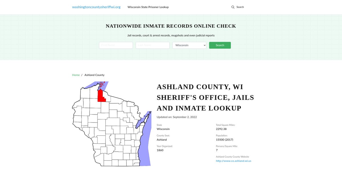 Preview of washingtoncountysheriffwi.org