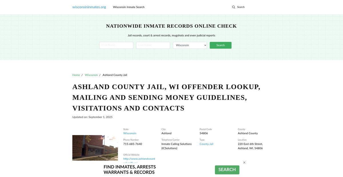 Preview of wisconsininmates.org