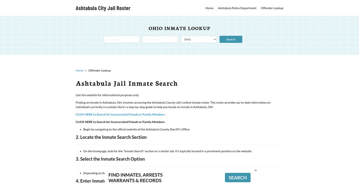 Preview of ashtabulacityjail.org