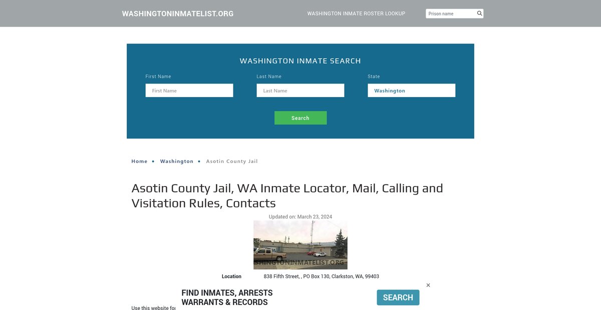 Preview of washingtoninmatelist.org