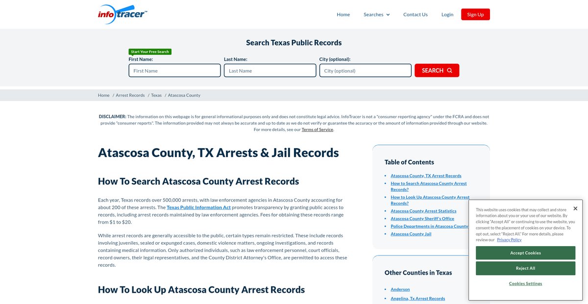 Preview of infotracer.com