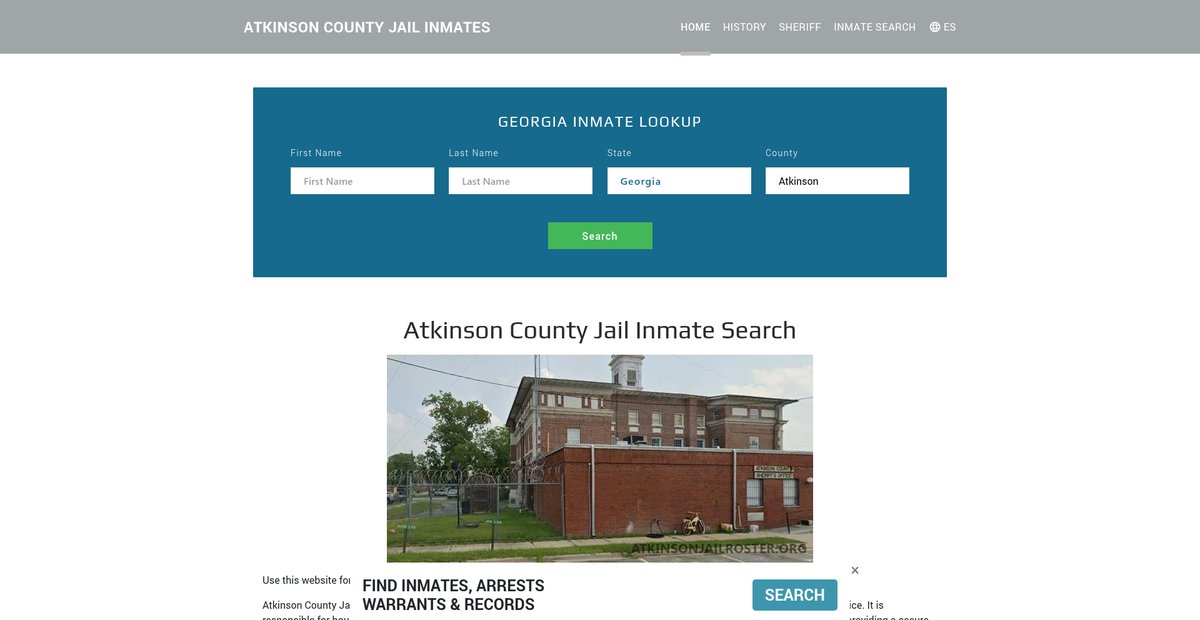 Preview of atkinsonjailroster.org
