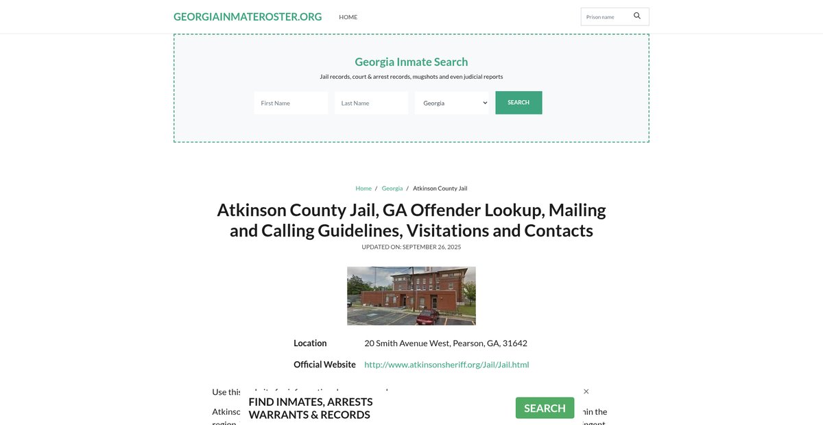 Preview of georgiainmateroster.org