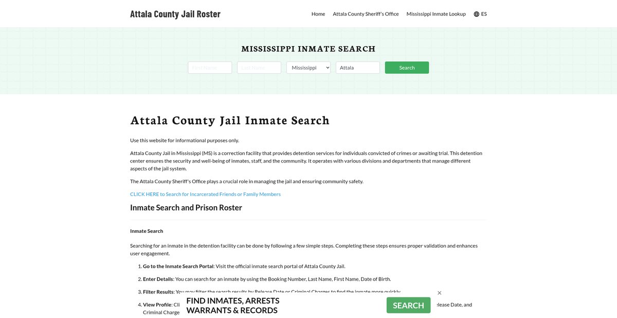 Preview of attalacountyjail.org