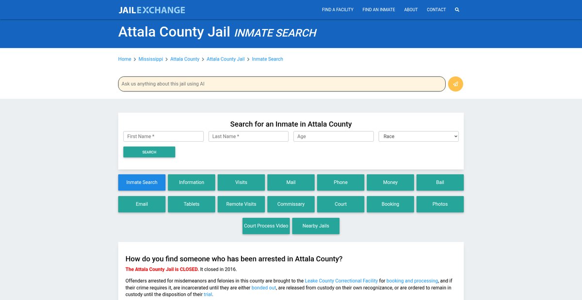 Preview of jailexchange.com