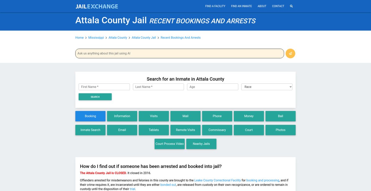 Preview of jailexchange.com