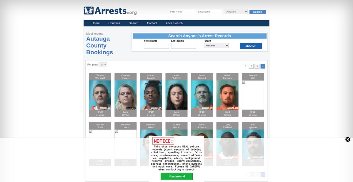 Preview of alabama.arrests.org