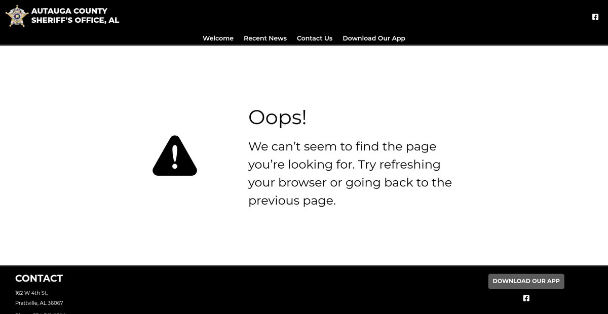 Preview of autaugasheriff.org