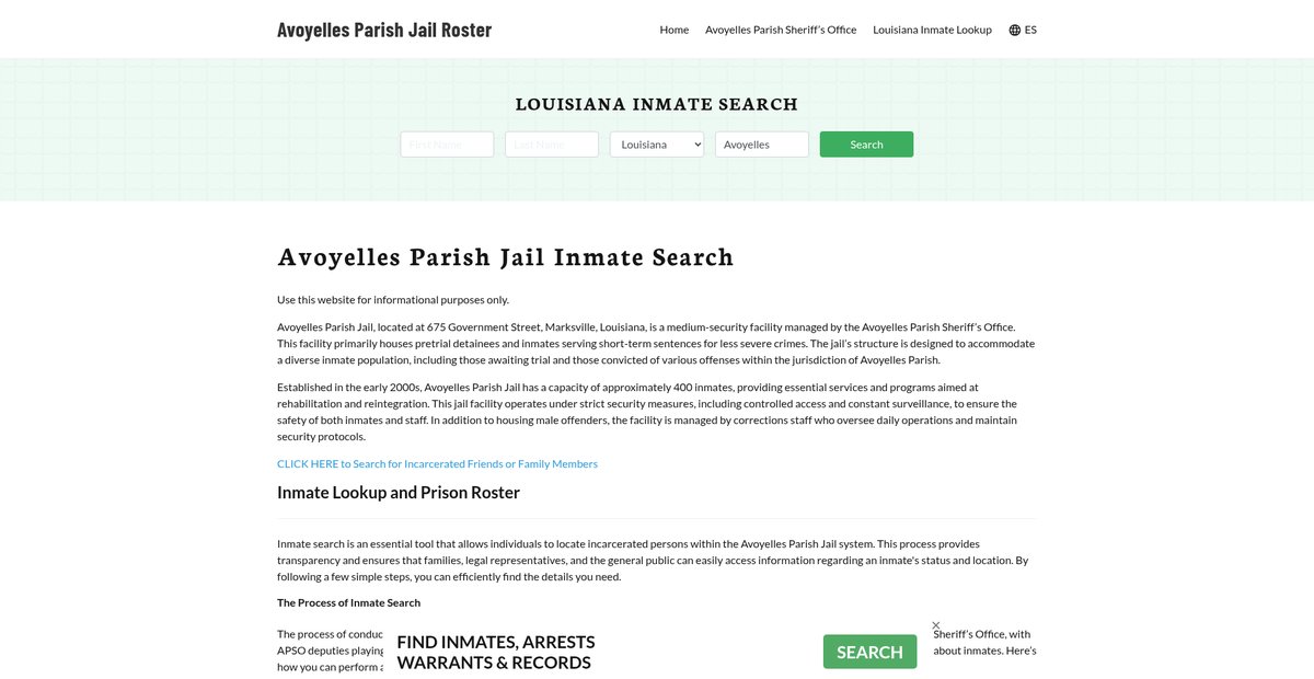 Preview of avoyellesparishjail.org