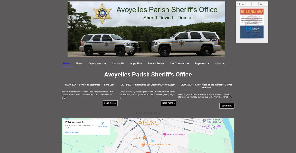 Preview of avoyellesso.com