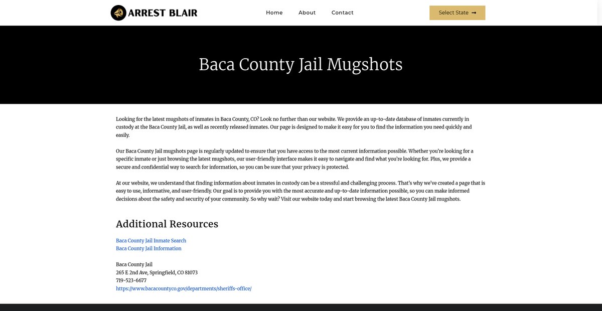 Preview of arrestblair.org