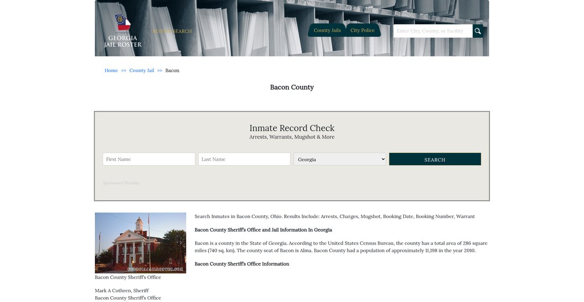 Preview of georgiajailroster.com