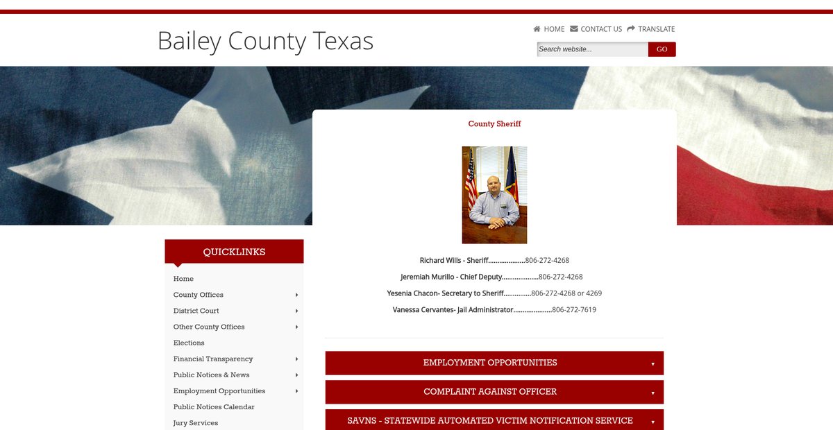 Preview of co.bailey.tx.us