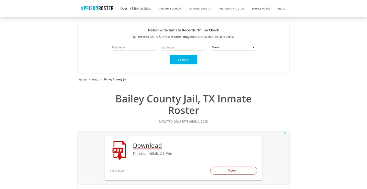 Preview of prisonroster.com