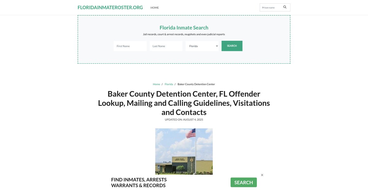 Preview of floridainmateroster.org