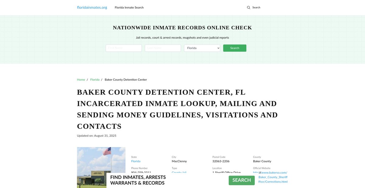 Preview of floridainmates.org