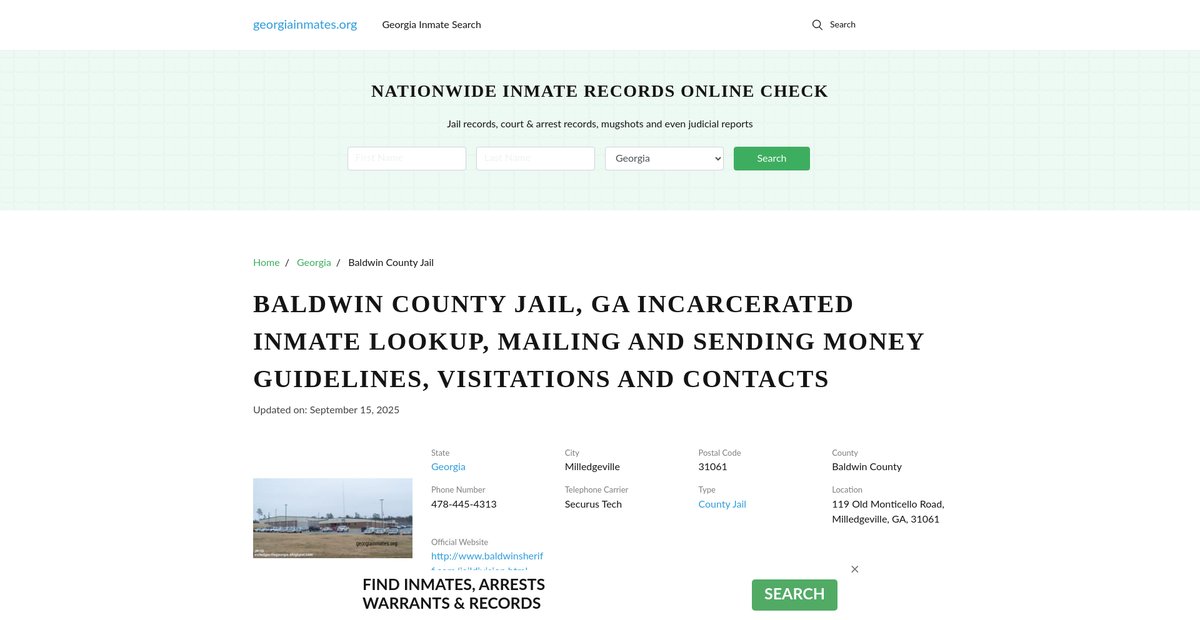 Preview of georgiainmates.org