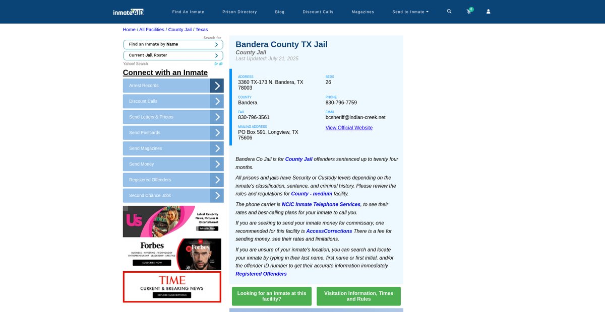 Preview of inmateaid.com
