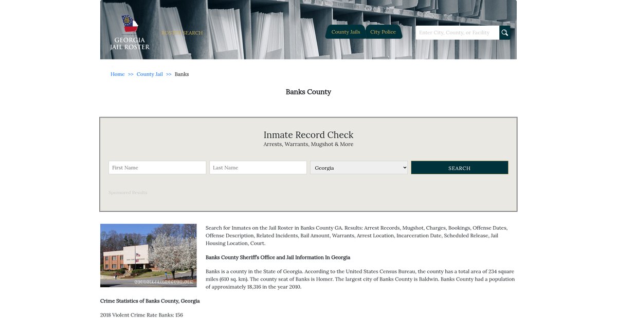 Preview of georgiajailroster.com