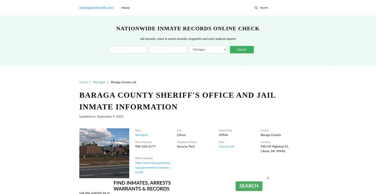 Preview of michigansheriff.com