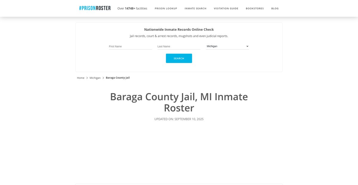 Preview of prisonroster.com