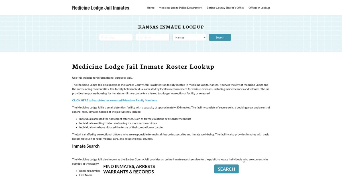 Preview of medicinelodgejail.org