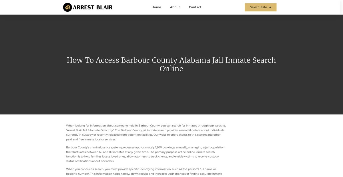 Preview of arrestblair.org
