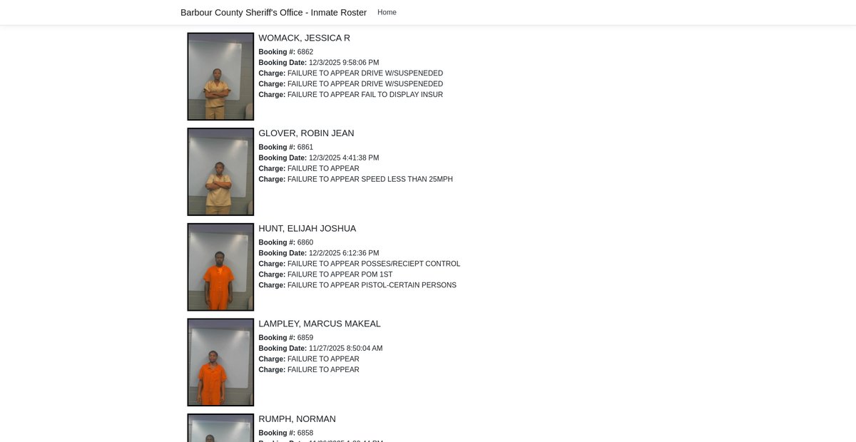 Preview of barbourinmates.countygovservices.com