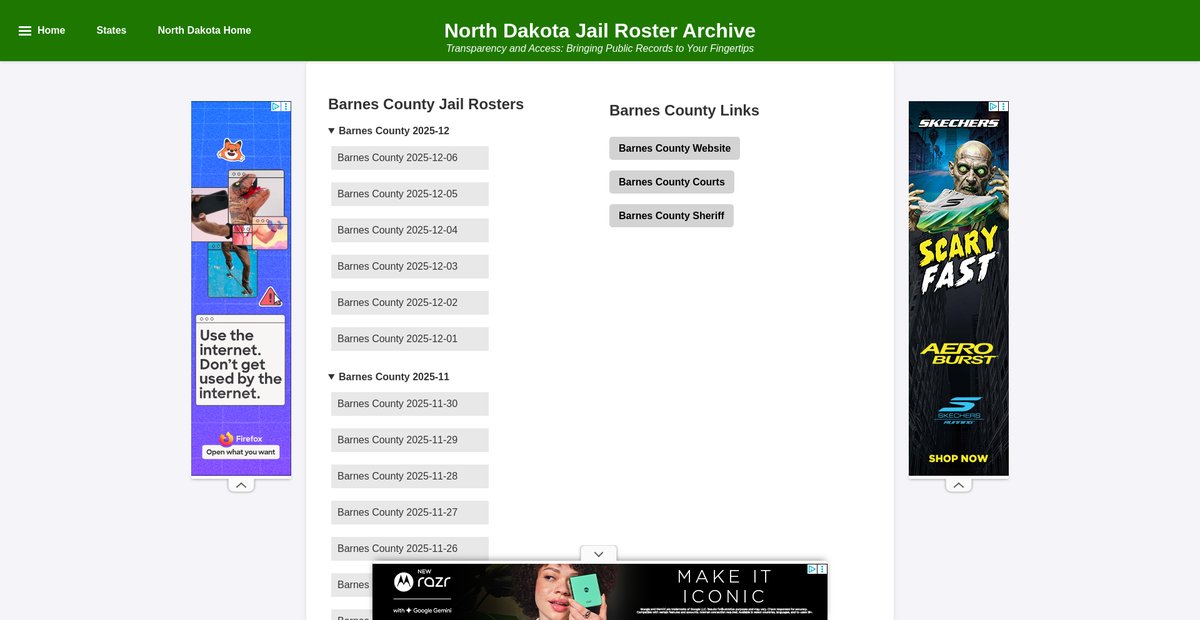 Preview of jailrosters.org