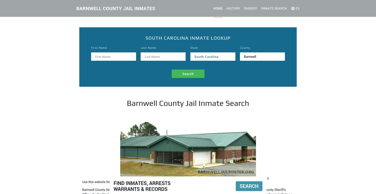 Preview of barnwelljailroster.org