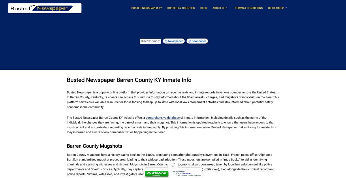 Preview of bustednewspaper-ky.com