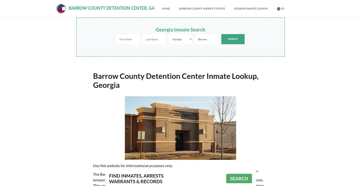 Preview of barrowcountydetentionga.org