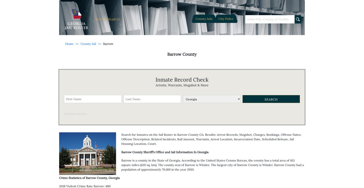 Preview of georgiajailroster.com