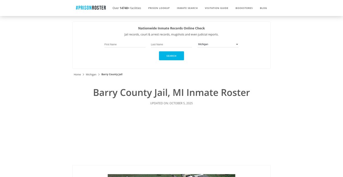 Preview of prisonroster.com