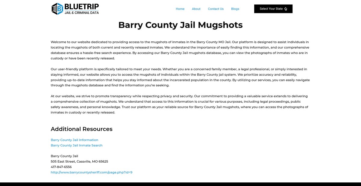 Preview of bluetrip.org