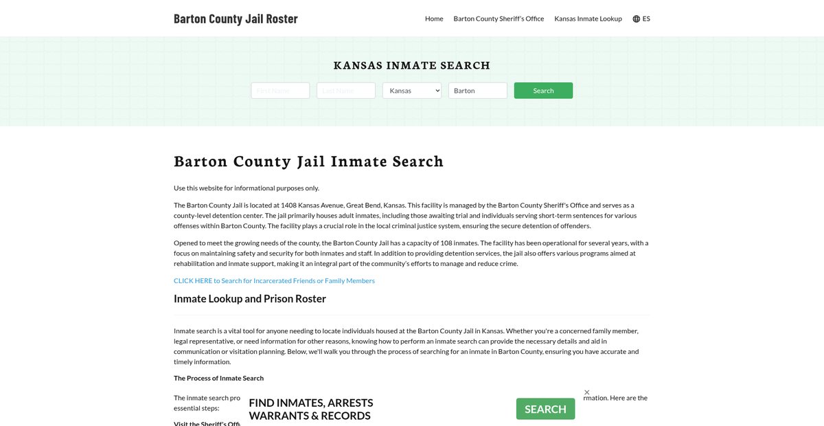 Preview of bartoncountyjail.org