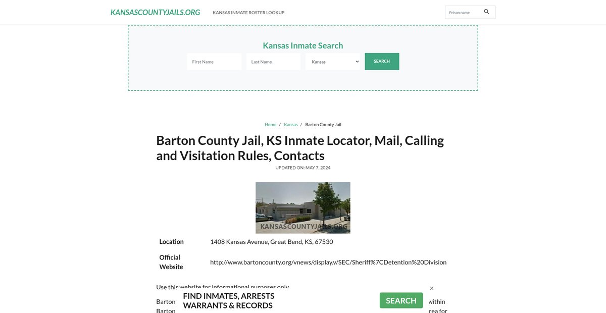 Preview of kansascountyjails.org