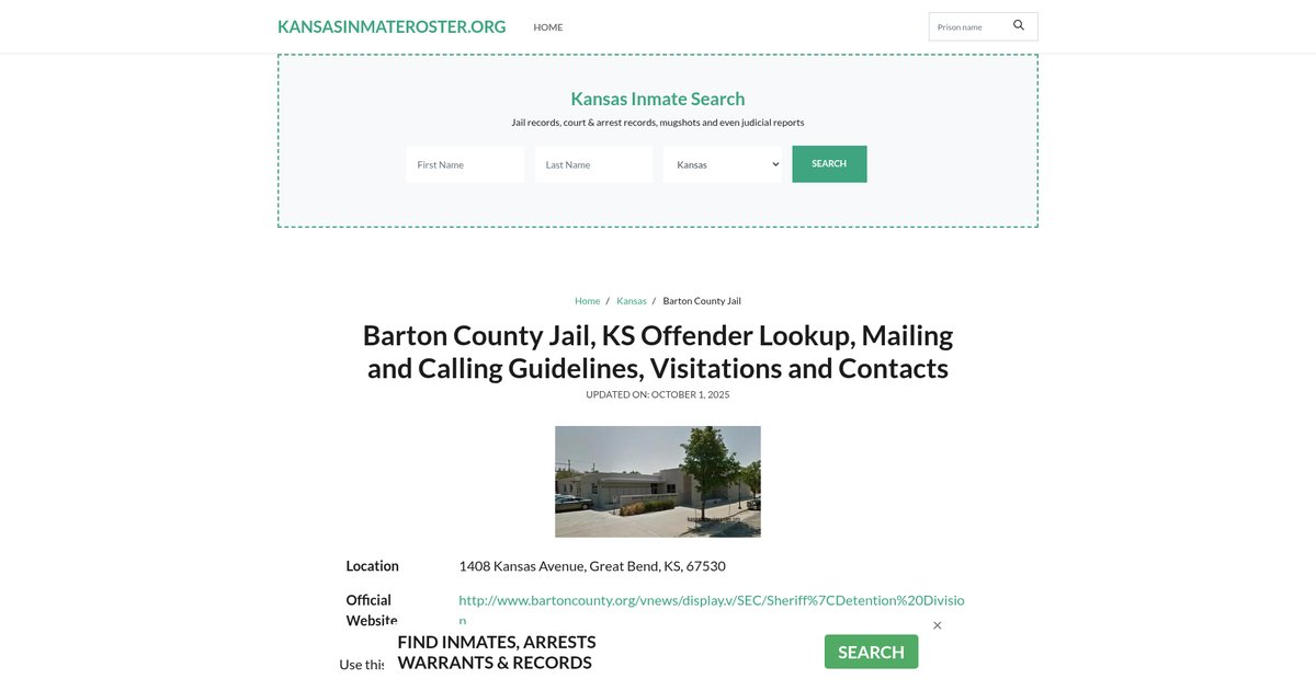 Preview of kansasinmateroster.org