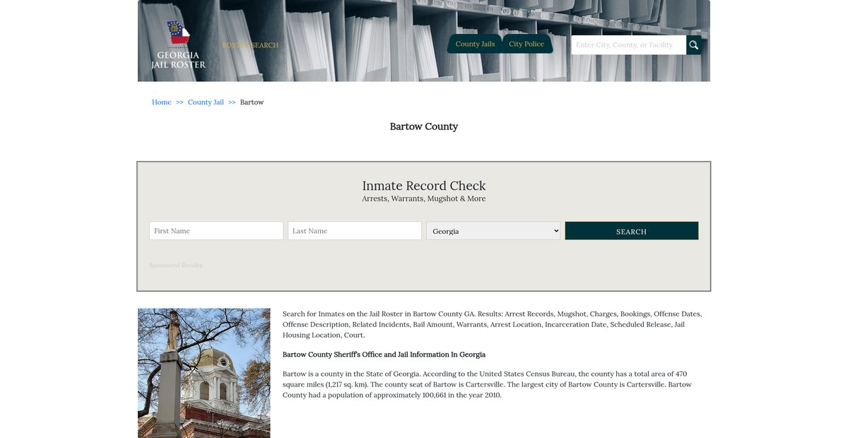 Preview of georgiajailroster.com