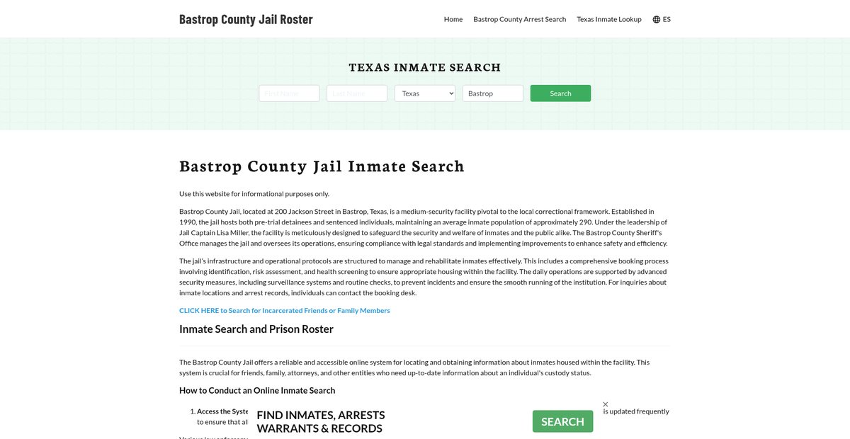 Preview of bastropcountyjail.org