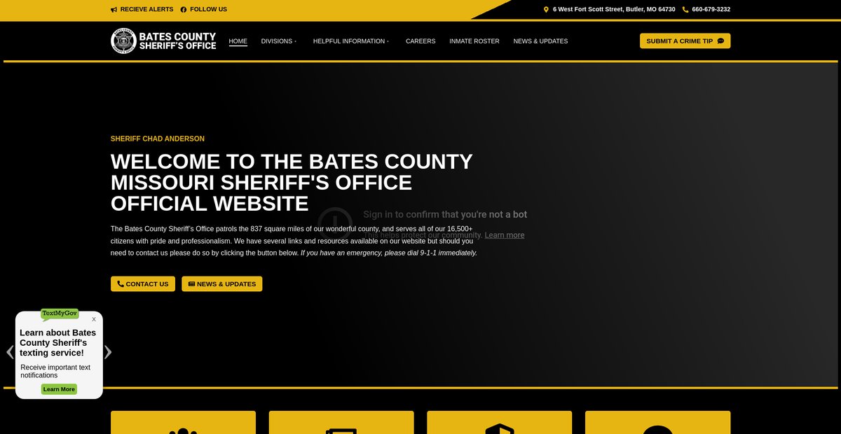 Preview of batescountysheriff.gov