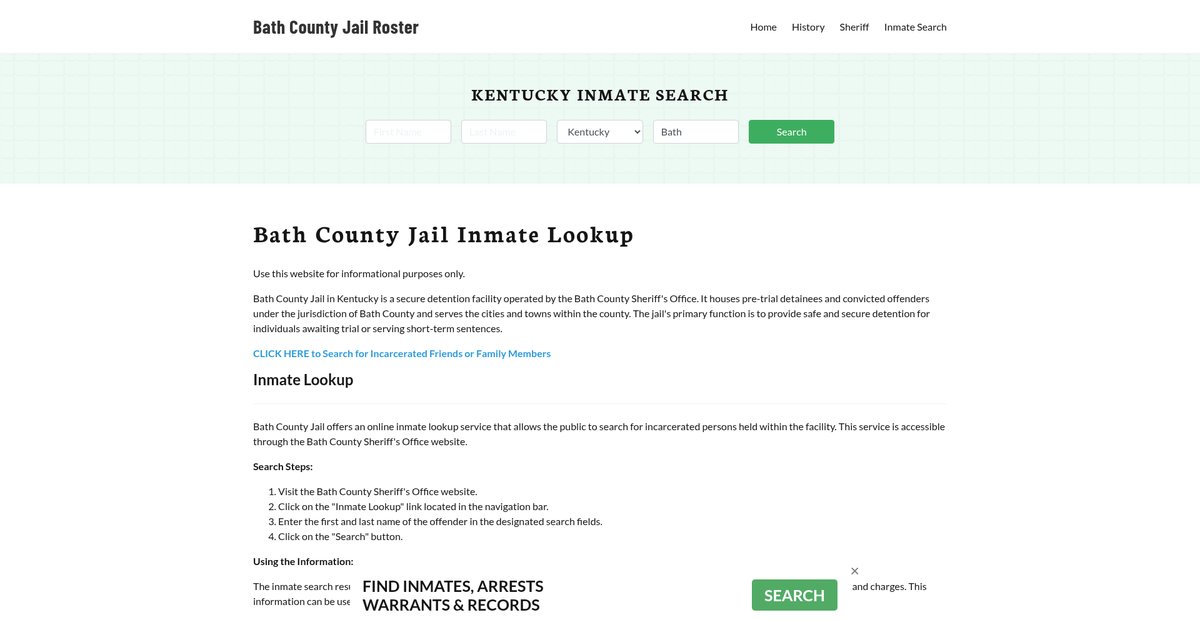 Preview of bathcountyjail.org