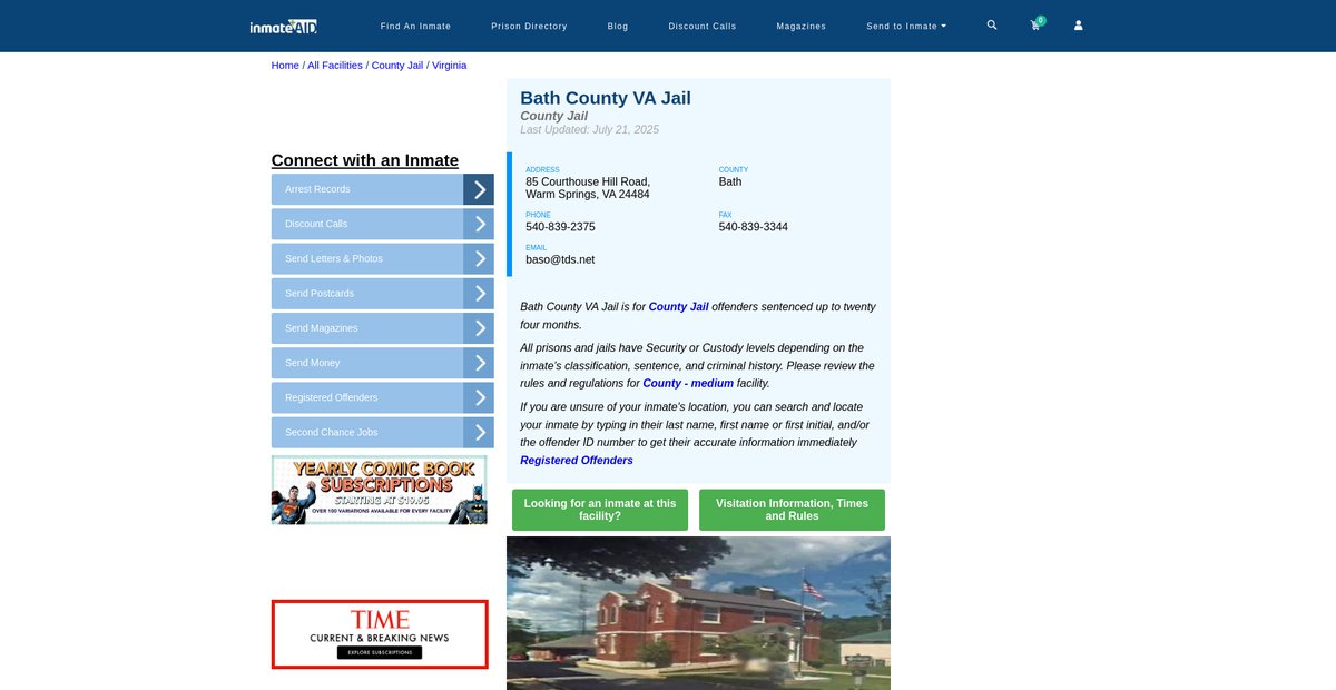 Preview of inmateaid.com