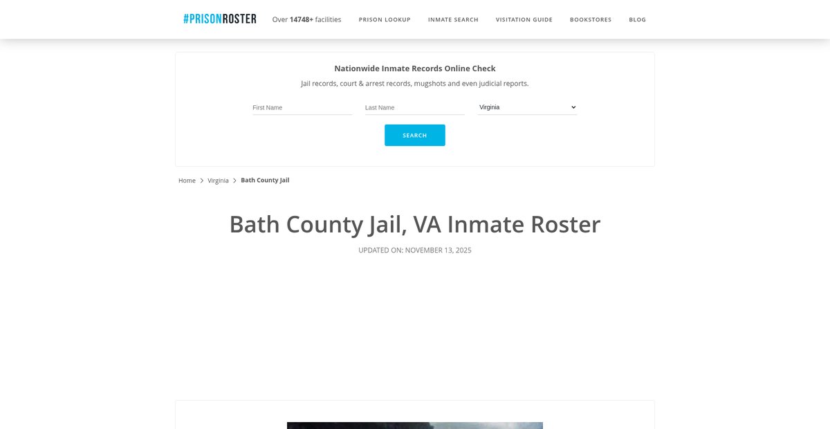 Preview of prisonroster.com