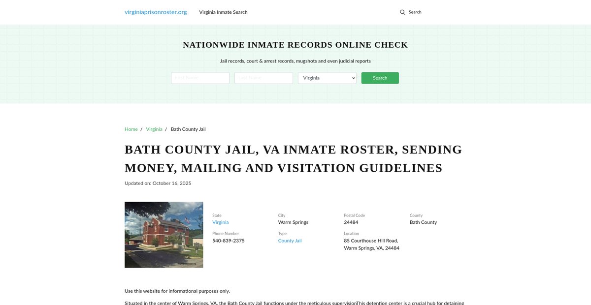 Preview of virginiaprisonroster.org