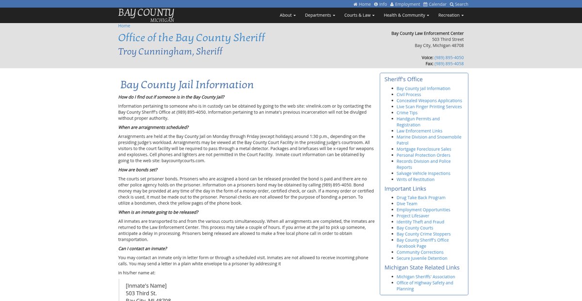 Preview of baycountymi.gov