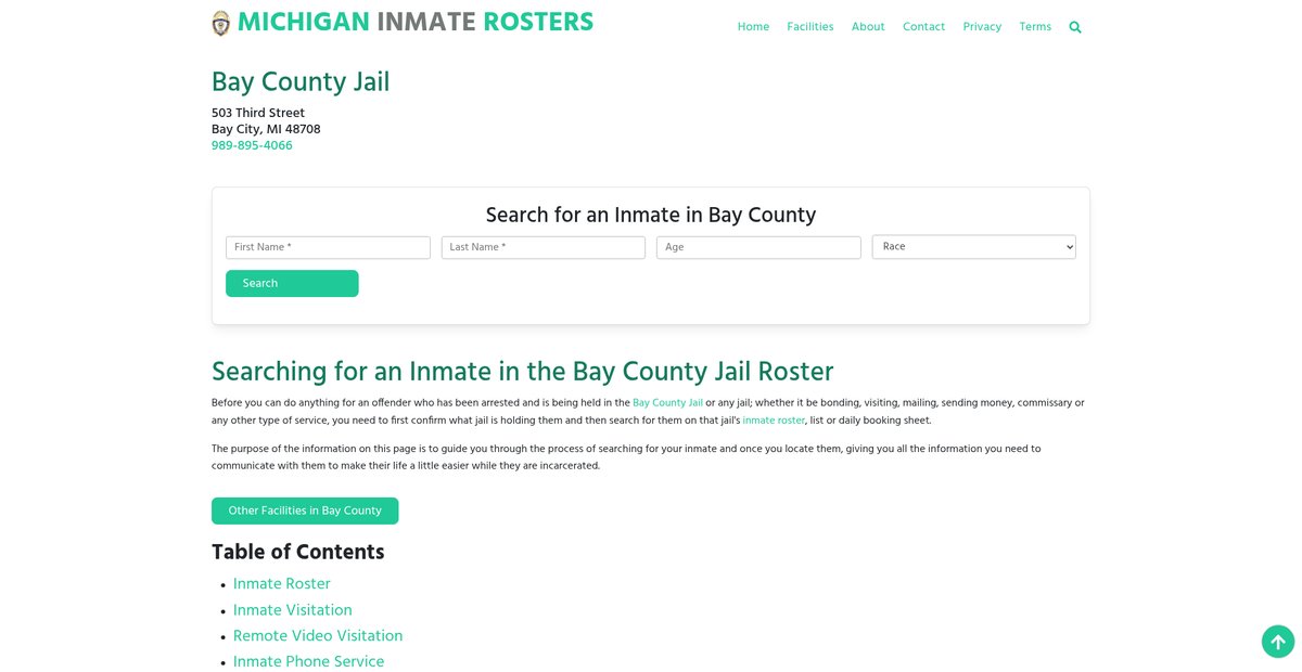 Preview of michiganinmaterosters.org