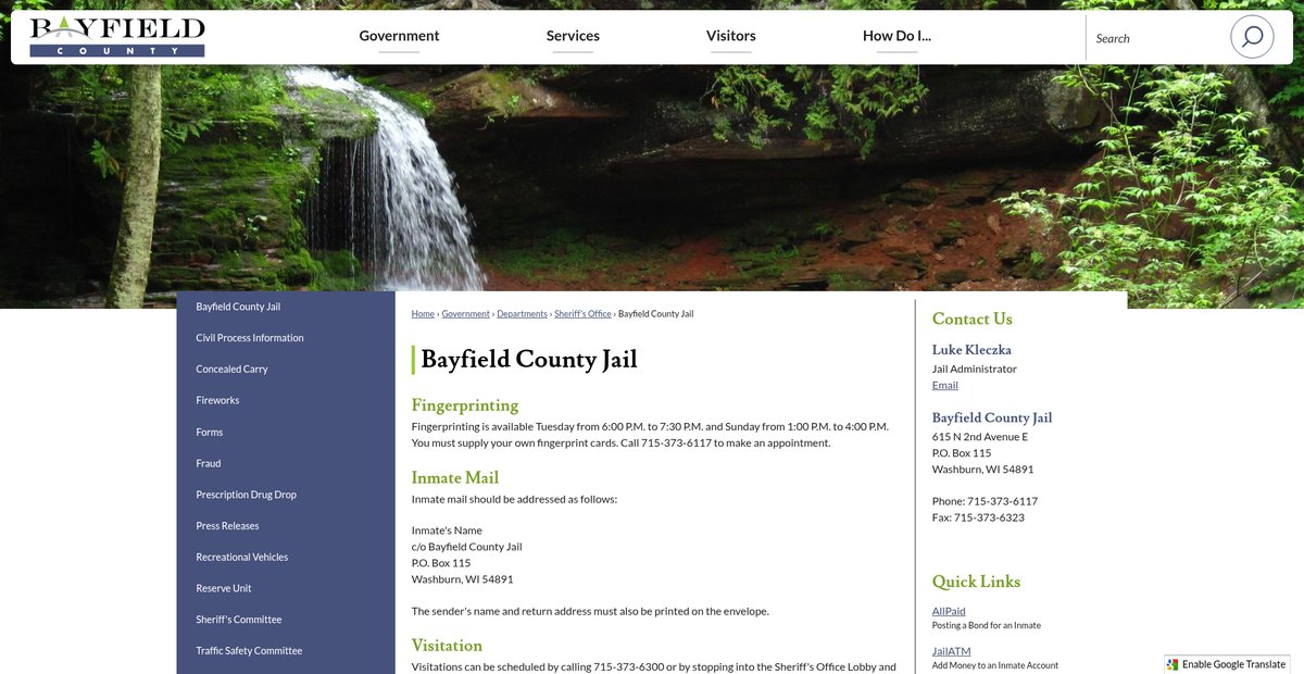 Preview of bayfieldcounty.wi.gov